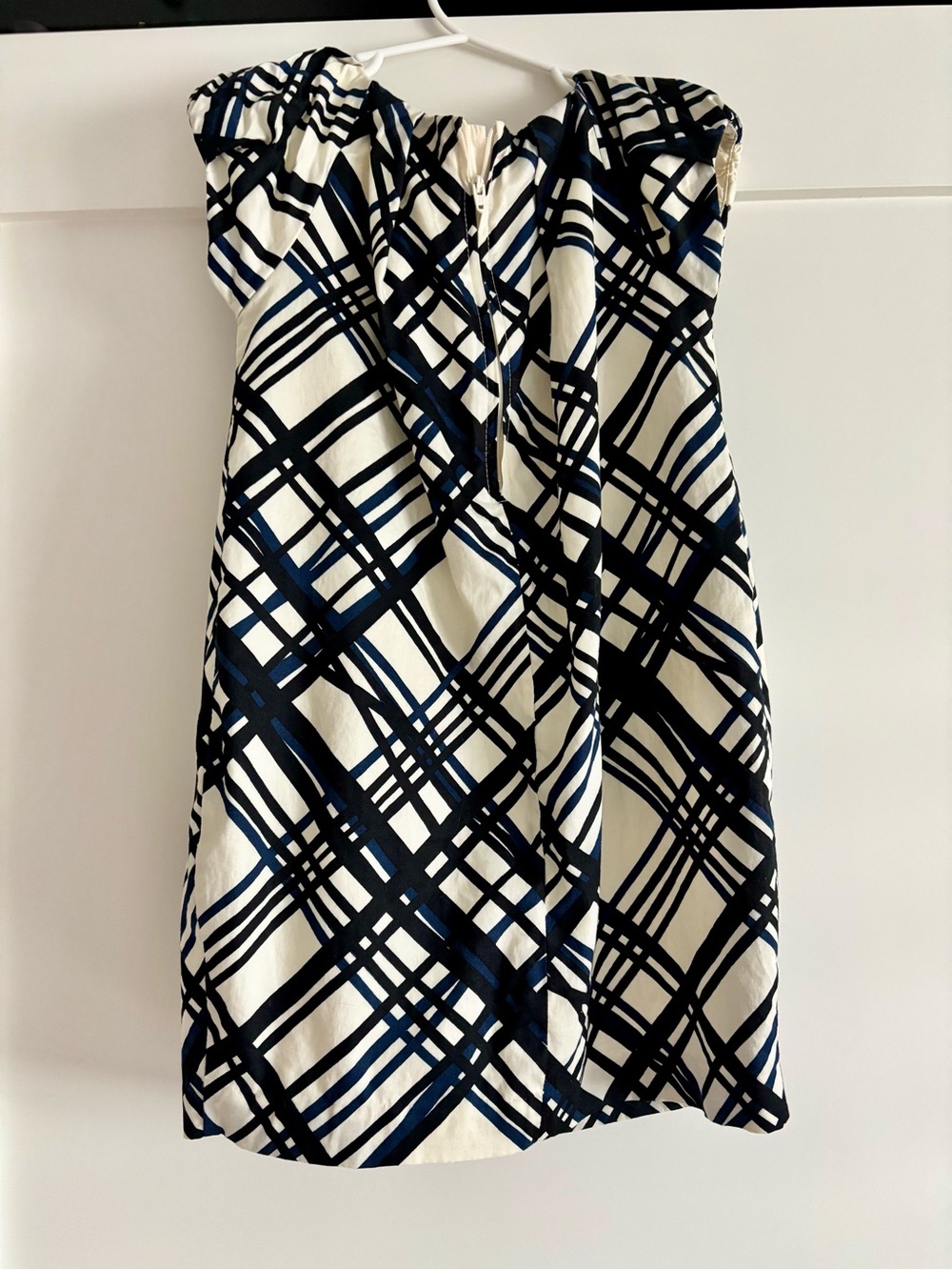 Navy, Cream and Black  Girls 5T Dress